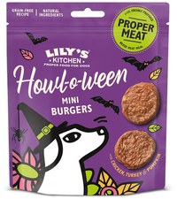 LILY'S KITCHEN Mini Burgers Recompensă pentru câini, ediţie Halloween 70g - 1