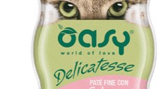 OASY Delicatesse Pate pentru pisici, cu Somon 85g
