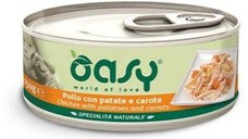 OASY Specialita' Naturali Conservă pentru câini, cu Pui, Cartofi şi Morcovi 150g
