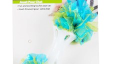 OUTLET PAWISE Jucărie pentru pisici Ganteră Floare,diverse culori, 10cm
