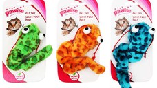 OUTLET PAWISE Jucărie pt pisici Şerpişor cu Iarba pisicii, diverse culori, 17cm
