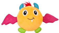 OUTLET PAWISE Vivid Life Jucărie pt câini Little Monster, din pluş, Orange, 19cm