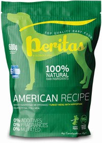PERITAS Meniu American, hrană crudă congelată pentru câini, cu Curcan şi Pui - 1