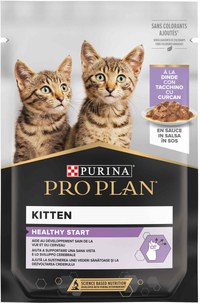 PRO PLAN KITTEN Plic hrană umedă pentru pisici cu Curcan 85g - 1