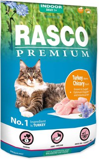 RASCO Premium Indoor Hrană pentru pisici adulte, Curcan - 1