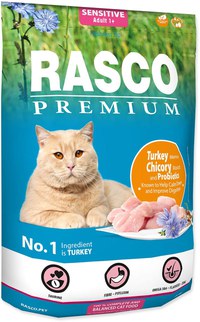 RASCO Premium Sensitive Hrană pentru pisici adulte, Curcan - 1