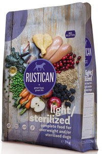 RUSTICAN Light / Sterilized Pui, Peşte şi orez brun, fără gluten - 1