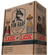 VON BARF Classic, hrană crudă congelată pentru câini 2,5kg - 1