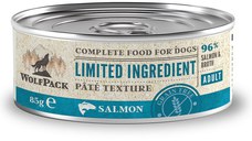 WOLFPACK Conservă pentru câini, cu număr limitat de ingrediente, Somon