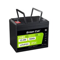Acumulator litiu LiFePO4 Greencell 12.8V 50Ah, 270x175x220mm, LFPGC12V50AH - 1