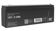 Acumulator plumb acid GreenCell 12V 2.3AH, terminal F1/T1, AGM18
