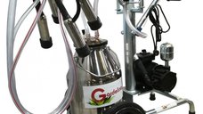Aparat de muls Vaci Gardelina 130 INOX IC, 30L INOX, 1 post, 180 l/min, pahare inox, 8 bovine pe ora