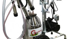 Aparat de muls Vaci Gardelina 130 INOX IC, 30L INOX, 1 post, 180 l/min, pahare inox, 8 bovine pe ora