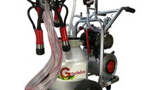 Aparat de muls Vaci Gardelina T130 AL PC, 30L aluminiu, 1 post, 180 l/min, 10 bovine pe ora