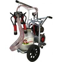 Aparat de muls Vaci Gardelina T130 AL PC, 30L aluminiu, 1 post, 180 l/min, 10 bovine pe ora - 1