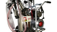 Aparat de muls Vaci Gardelina T240 IN IC, 40L INOX, 2 posturi 180 l/min, 16-20 bovine pe ora