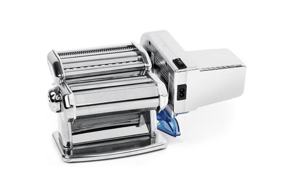 Aparat Electric pentru paste Hendi Kitchen Line, 80 W,  fettuccine 6,5 mm/tagliatelle 2 mm, grosime reglabila aluat
