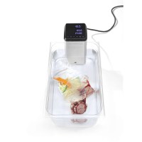 Aparat Sous-Vide Plus IPX7, Capacitate pana la 80L, 2200 KW, optiune conectare Wi-Fi la aplicatie Android sau IOS cu 600 retete preincarcate - 1