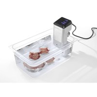 Aparat Sous-Vide Plus IPX7, Capacitate pana la 80L, 2200 KW, optiune conectare Wi-Fi la aplicatie Android sau IOS cu 600 retete preincarcate - 3