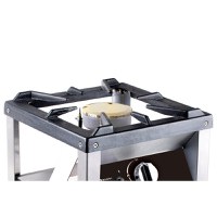 Aragaz profesional portabil pentru exterior, Kitchen Line, inox, alimentare gaz, 6.4 kW, aprindere electronica - 3