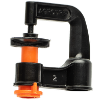 Aspersor Microirigare Diametru Irigare 8 M, Raza De Actiune 360 Grd, Debit Maxim 70 L/h, Presiune 2 Bar,Negru - 1