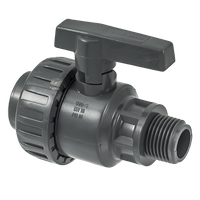 Astore Robinet PVC cu bila, seria 303, Dimensiune 1 1/2", Presiune 16 Bari - 1