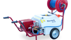 Atomizor 100l cu motor electric monofazat 1,5 kw, tambur si furtun de presiune 25m, 8mm, 75 bar