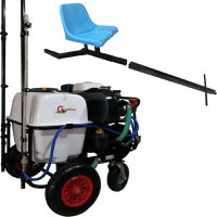 Atomizor profesional pe roti, Gardelina - BSR 100 Trailer - duze ceramice, bazin 100L, rola furtun 25m, Jet 25 bar - 1