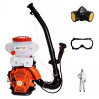 Atomizor RURIS A102, 2.9CP, 14L + kit echipament de lucru {masca+ochelari+salopeta} - 1