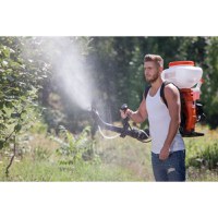 Atomizor RURIS A102, 2.9CP, 14L + kit echipament de lucru {masca+ochelari+salopeta} - 2