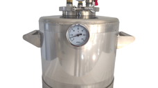 Autoclav din Inox 20L pentru Conservare cu Manometru, Termometru si Supapa Automata 6 Bari
