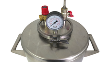 Autoclav inox, 70L,  pentru fabricarea conservelor din inox cu termometru inclus
