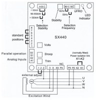 AVR Generator Trifazic Model SX440 - 2