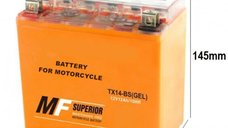 Baterie Gel 14Ah 12V pentru Scutere si ATV-uri