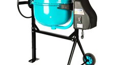Betoniera Detoolz DZ-CC1001-G01, 200L, 1200W, cu Roti si Coroana din Fonta