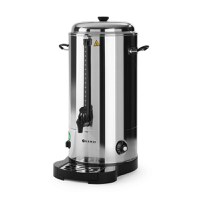 Boiler bauturi calde cu pereti dubli 18 litri, termostat, 2400 W temperatura, ajustabila pana la 100 C, Inox, robinet anti-picurare, Hendi - 1