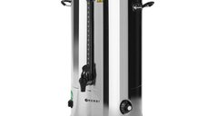 Boiler bauturi calde cu pereti dubli 18 litri, termostat, 2400 W temperatura, ajustabila pana la 100 C, Inox, robinet anti-picurare, Hendi