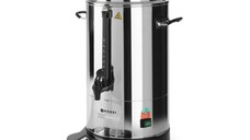 Boiler bauturi calde cu pereti dubli Hendi, 1500 W, 15 L, Robinet anti-picurare, Indicator decalcifiere, Argintiu