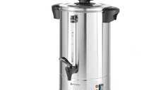 Boiler pentru bauturi calde cu pereti dubli Hendi, 1300 W, 10 L, Temp 30 - 100?C , Argintiu, sistem inchidere 