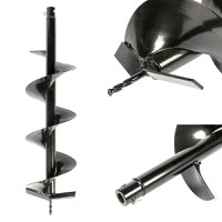 Burghiu pamant 200mm x 800mm, pentru motoburghiu, universal - 1