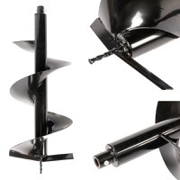 Burghiu pamant 250mm x 800mm, pentru motoburghiu, universal - 1