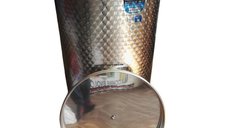 Butoi inox cu capac flotant si fund plan, 200L, Toscana Italy
