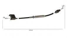 Cablu Stop Motocultor - Masina de Tuns Gazonul 125cm -cu intinzator