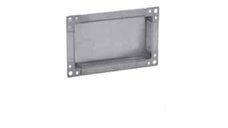Capac rectangular din otel zincat pentru tubulatura