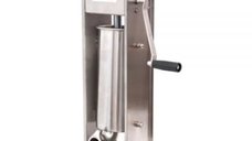Carnatar Profesional Inox 100%, Masina de Umplut Carnati VNS-S5, 5 kg, 4 Palnii de Umplere din inox