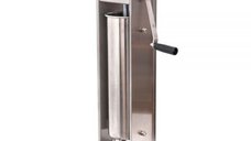 Carnatar Profesional Inox ML-S7 PRO,  Masina de Umplut Carnati, 7 kg, 6 Palnii de Umplere