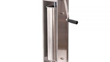 Carnatar Profesional Inox ML-S7 PRO,  Masina de Umplut Carnati, 7 kg, 6 Palnii de Umplere