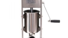 Carnatar Profesional Inox VNS-S3 PRO, Masina de Umplut Carnati, 3 kg, 4 Palnii de Umplere din inox