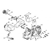 Carter complet drujba Stihl MS 170, MS 180, 017, 018 - 3