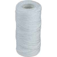 Cartus filtrare apa, textil, 10", 20 microni, plasa de poliester, pentru carcase filtrare, filtrare nisip/rugina/sedimente in suspensie - 1